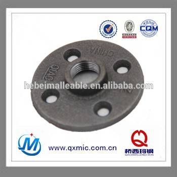 Factory source Stainless Steel Barb Fittings -
 1/2" NPT black malleable iron thread flange – Jinmai Casting