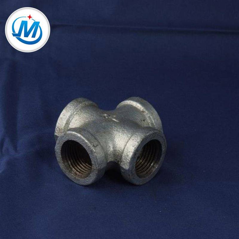 Ensuring Quality First 2.4mpa Test Pressure Malleable Iron Pipe Fitting Equal Cross