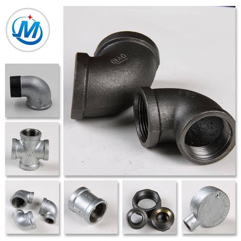 China Screw Malleable Iron Pipe Cross Fitting