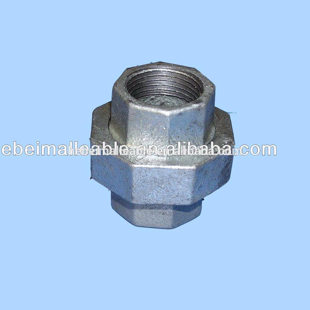pipeline plumbing products malleable iron pipe fittings union joint seat