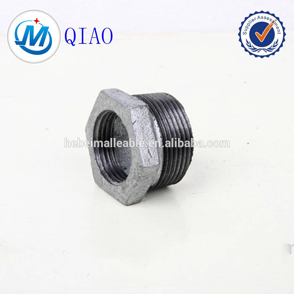 100% Original Factory Brass Gas Fitting -
 65mm reducing hexagon bushes malleable iron pipe fitting – Jinmai Casting