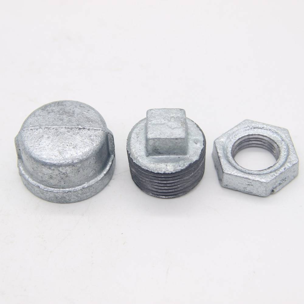 High Quality for 5 Ways Standard Fittings -
 1/2" g.i .malleable iron pipe fittings for gas and water taps pipe – Jinmai Casting