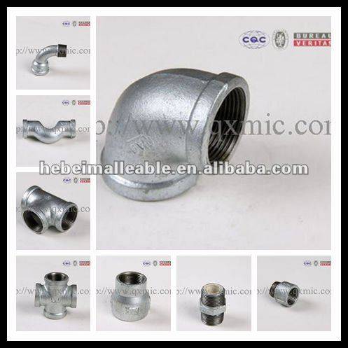 Special Design for Gi Malleable Iron Pipe Fitting -
 hot dipped galvanized malleable iron pipe fitting – Jinmai Casting