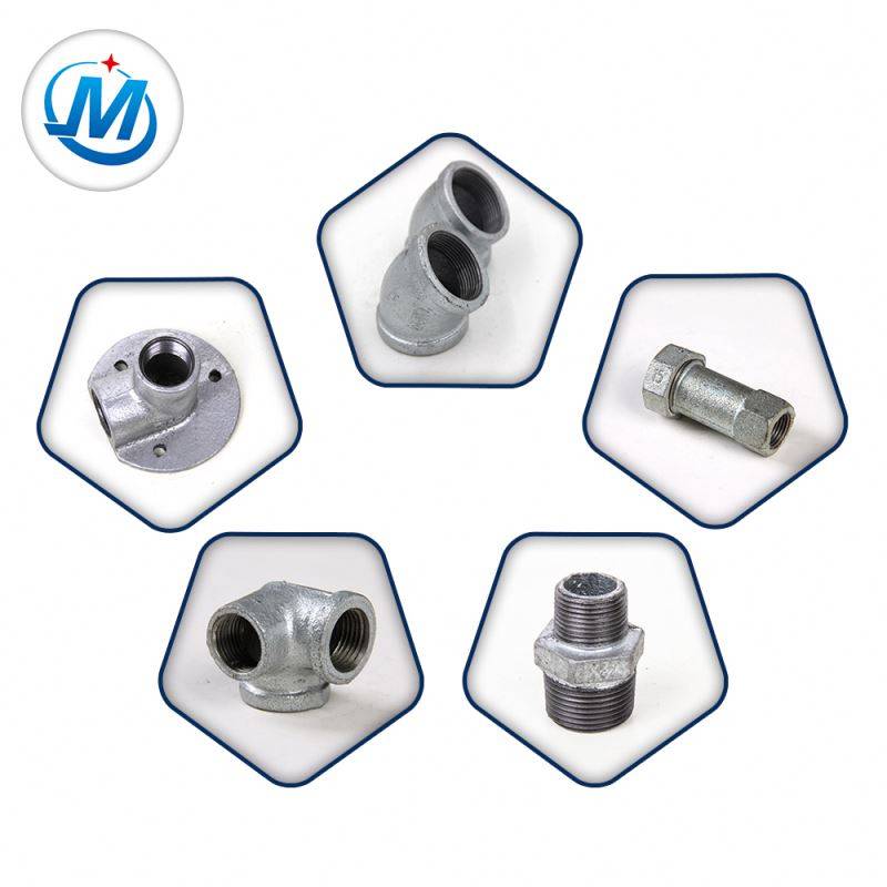 OEM Supply Pipe Fitting Sanitary Cross -
 High Temperature BS Threads Plumbing Fitting Malleable Iron Pipe Fittings – Jinmai Casting