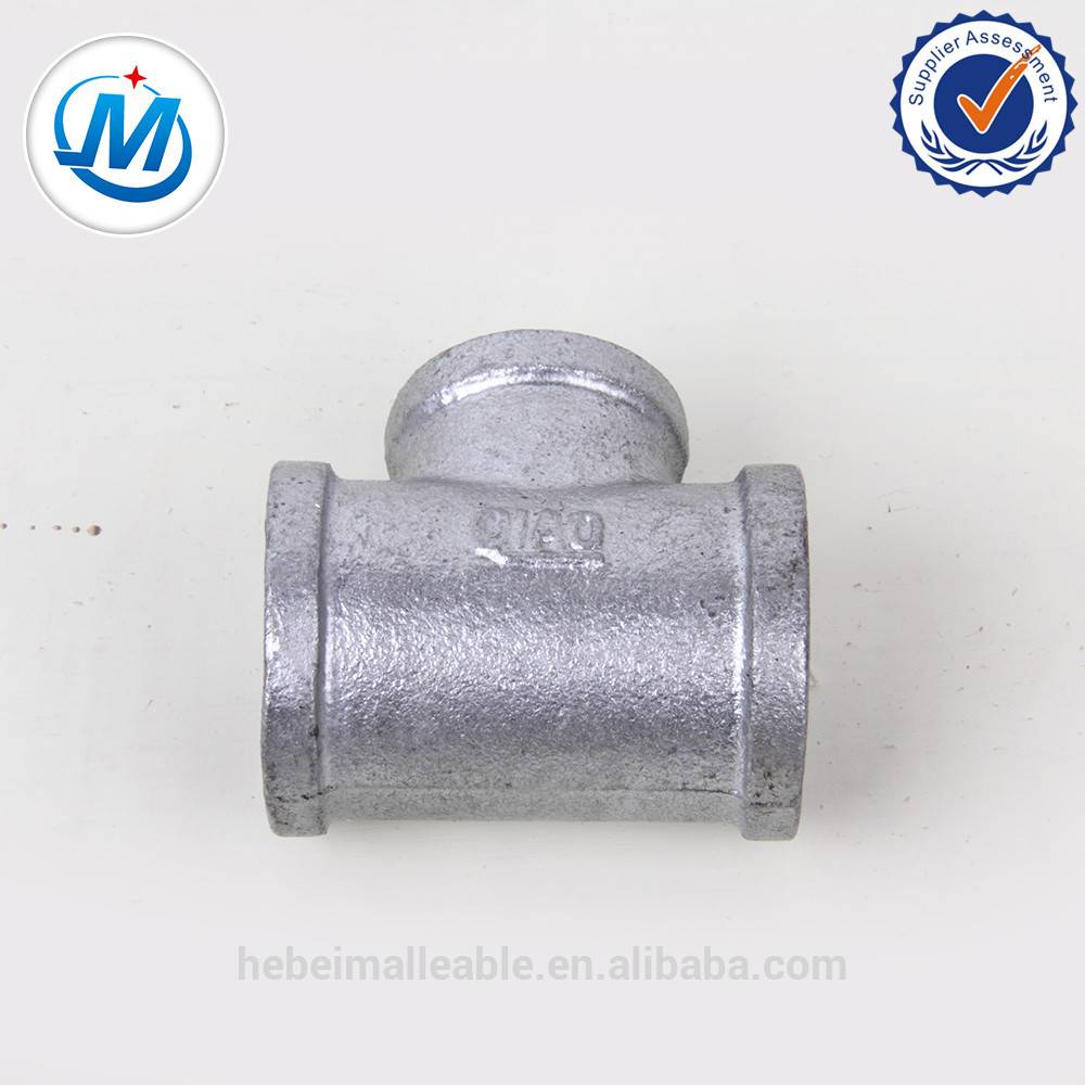 New Fashion Design for Ss304 Stainless Steel Elbow -
 3/4"ANS thread cross banded equal 90 degree malleable iron fitting – Jinmai Casting