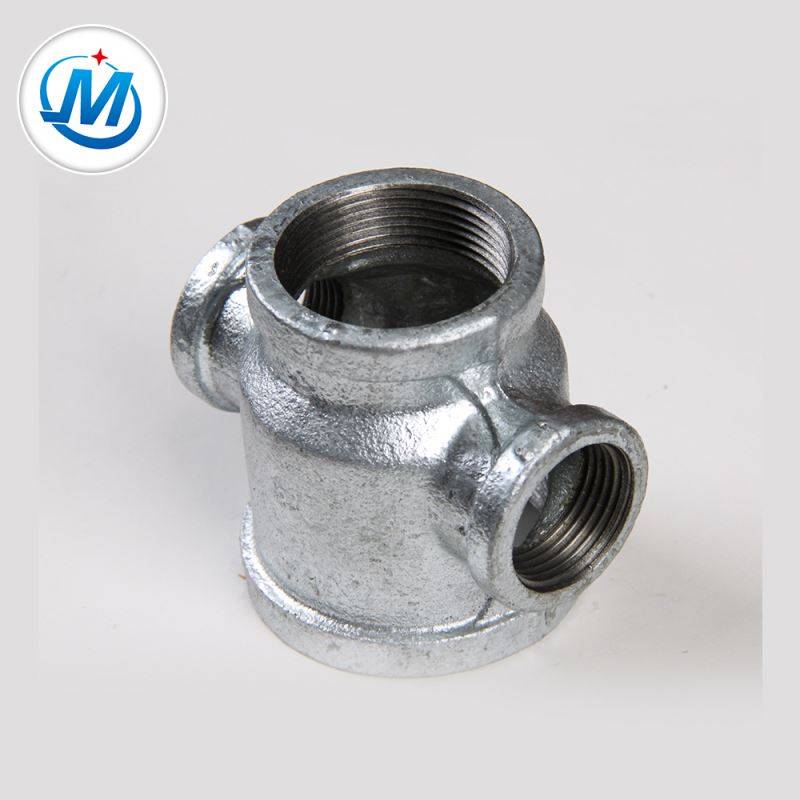 PriceList for Malleable Iron Pipe Fitting -
 High Praise Female Connection Four Way Cross Pipe Fitting Reducer Cross – Jinmai Casting