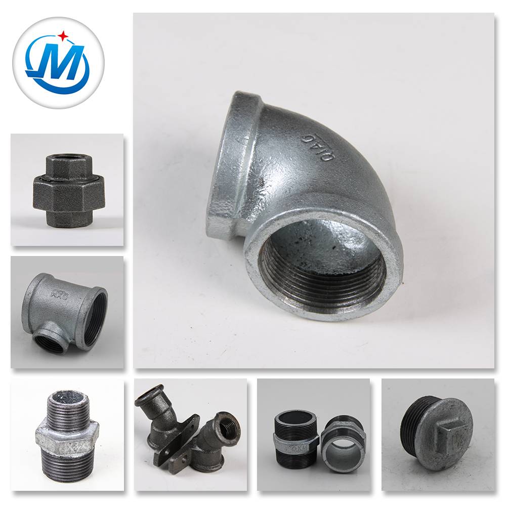 OEM/ODM Manufacturer Ppr Pipes And Fittings -
 Promotional Plain Hot Dipped Galvanized Cast Malleable Iron Pipe Fitting Joint – Jinmai Casting