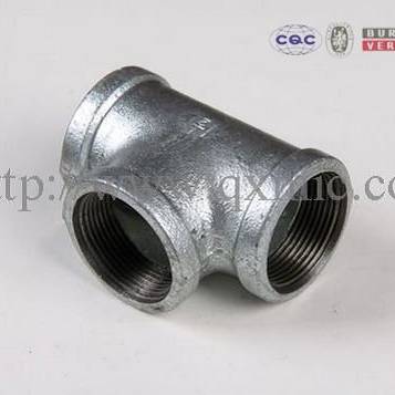 china export malleable iron pipe fitting bv bs din npt 6" Tee