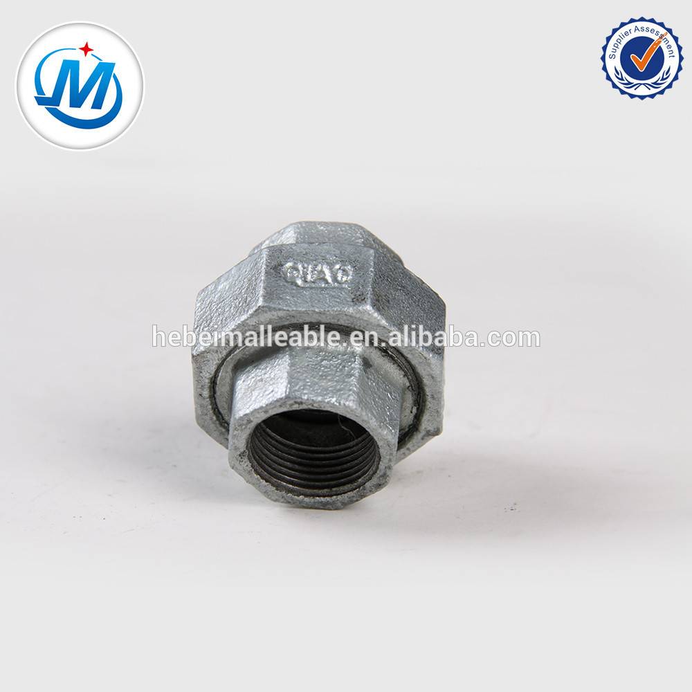 Manufactur standard Schedule 80 Steel Pipe Fittings -
 Electrical Galvanized Malleable Iron Flat Seat Union – Jinmai Casting