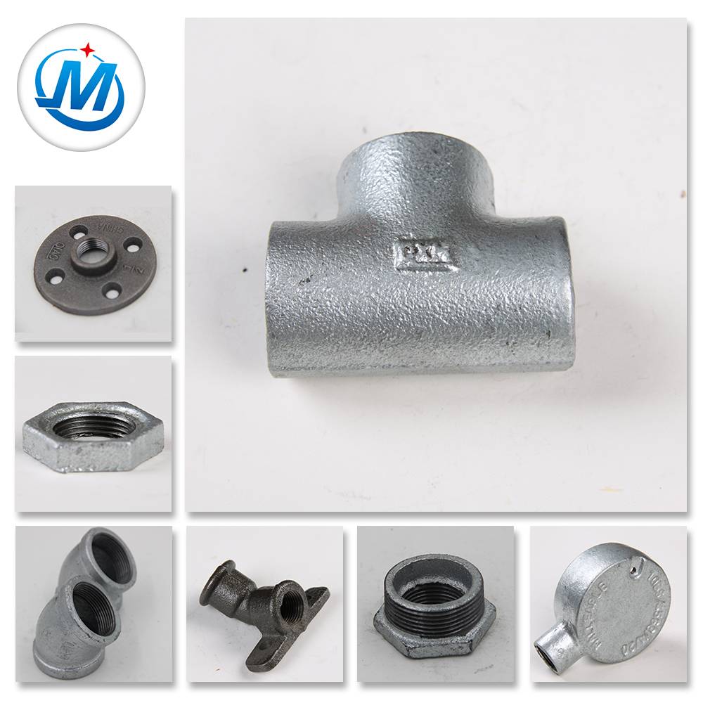 OEM/ODM Manufacturer Reducing Hexagon Bushes -
 G.I.Malleable Iron Pipe Fittings Building Hardware Items – Jinmai Casting