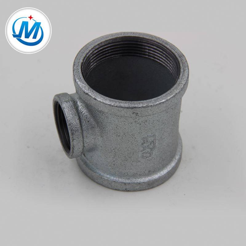 2000 ton / month Production Ability Standard GI Reducing Tee Pipe Fitting