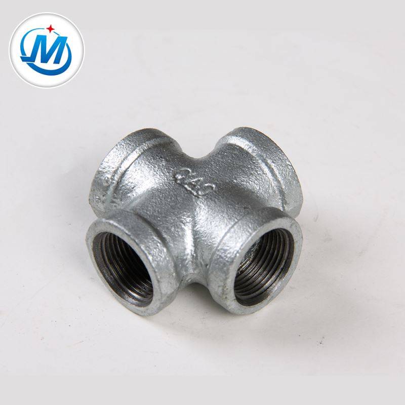 Professional Enterprise For Oil Connect As Media Malleable Iron Pipe Fitting 4-Way Cross