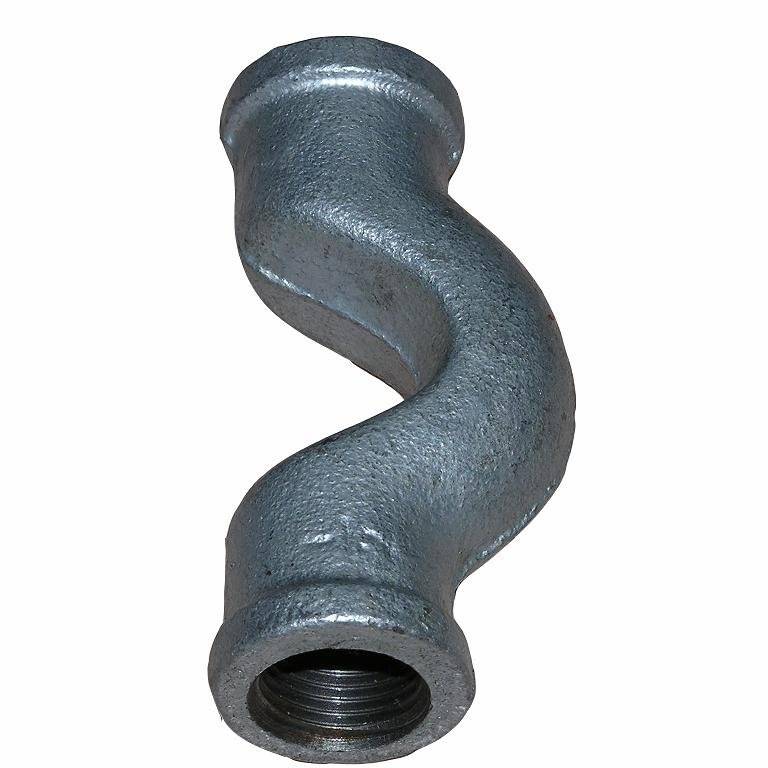 Wholesale 45 Equal Elbow -
 malleable iron pipe fitting din thread gi banded crossover – Jinmai Casting