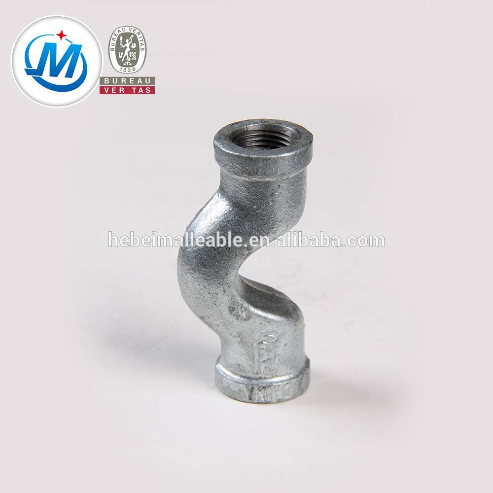 Factory source Pipe Fitting For Gas -
 npt standard malleable iron pipe fittings banded crossover – Jinmai Casting