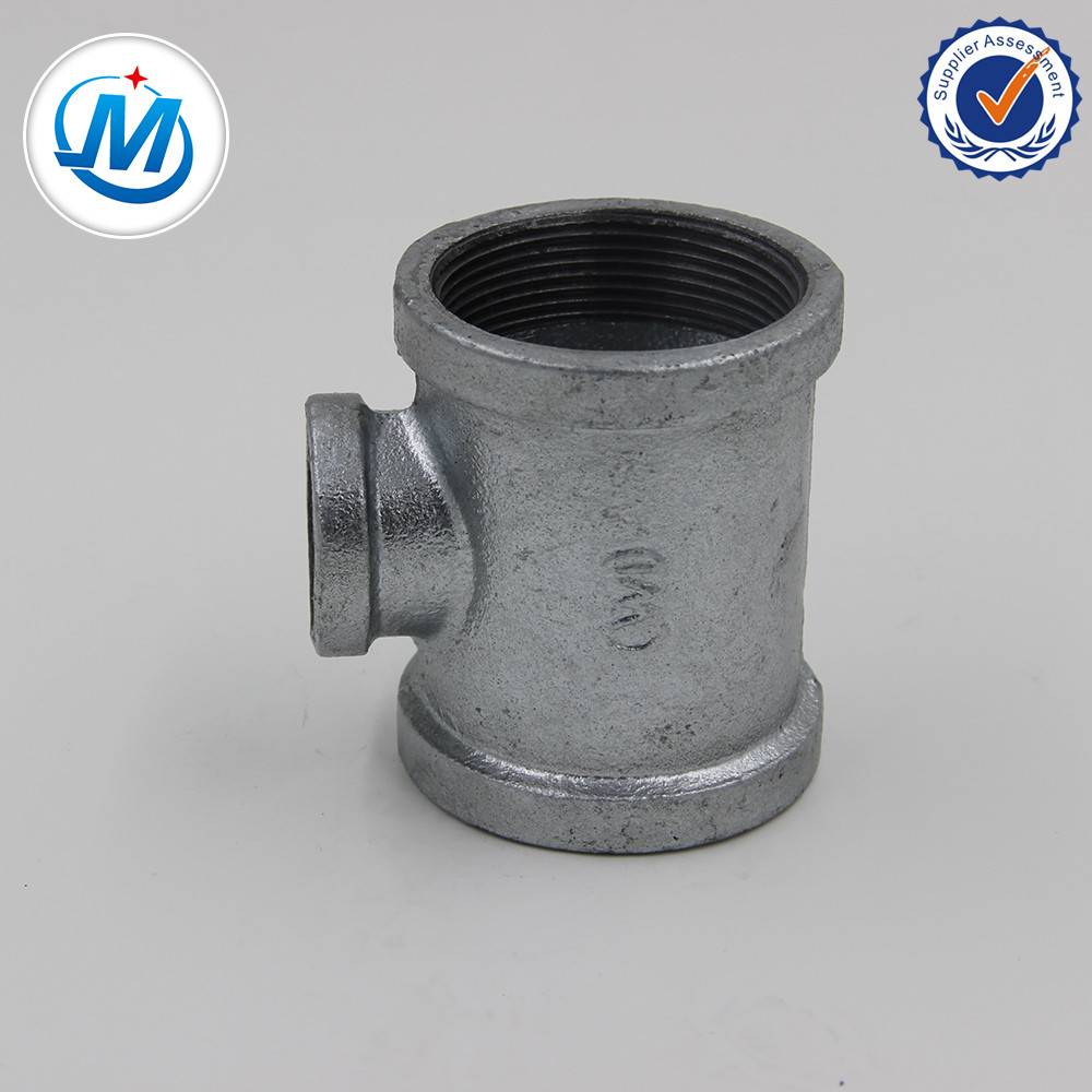 malleable iron pipe fittings gi mechanical reducer tee