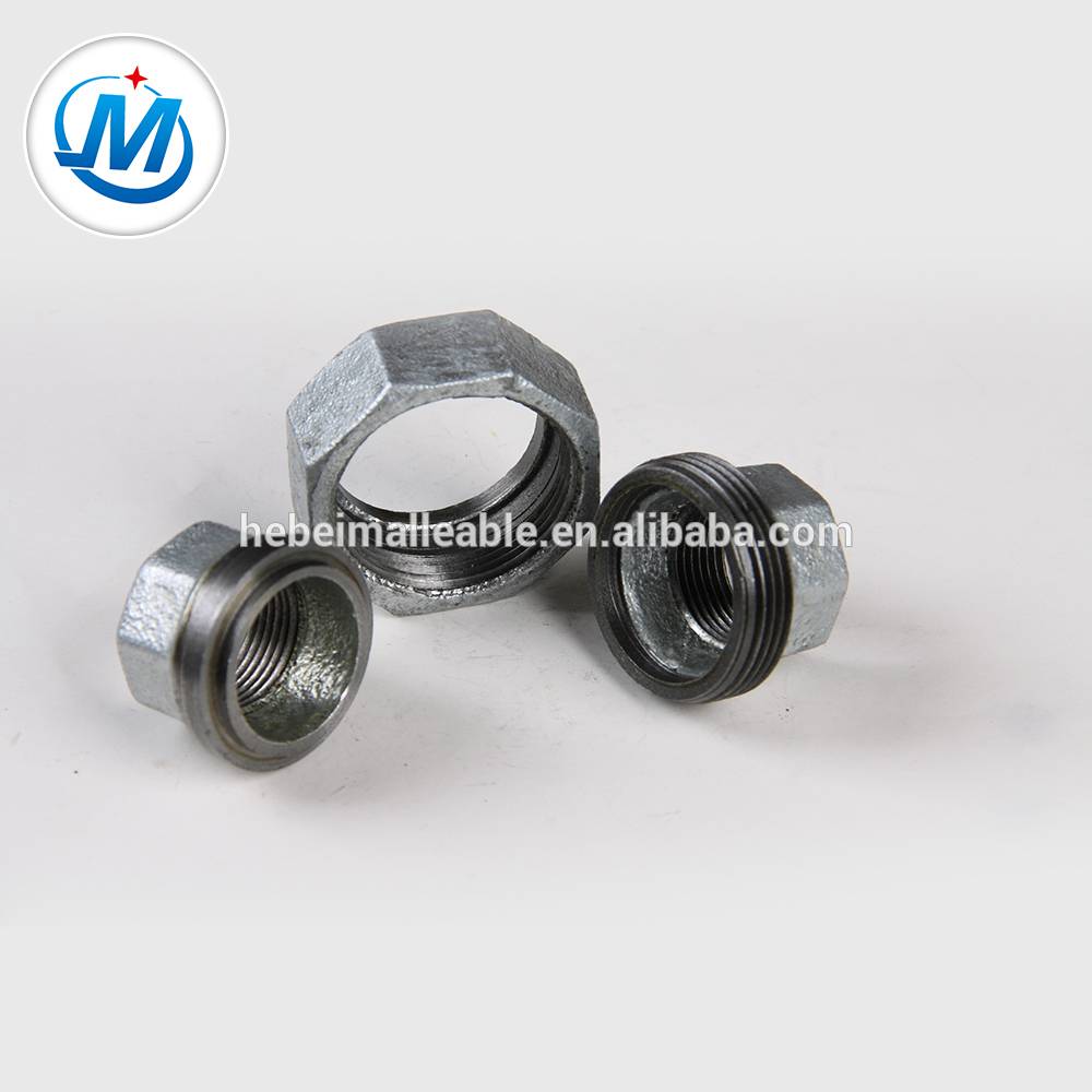 QIAO Brand Malleable Iron Pipe fitting Flat Seat Union