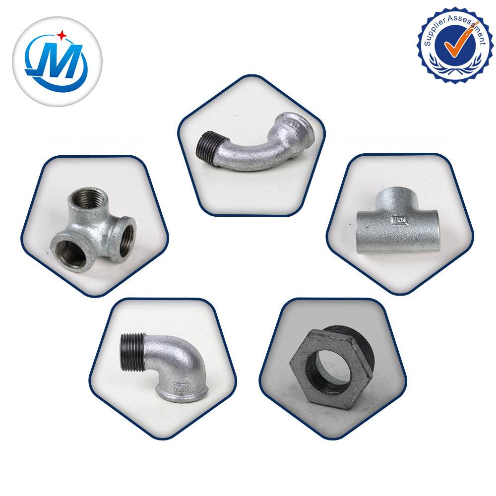 Good Wholesale Vendors Female Brass Fitting -
 Black Malleable Iron Pipe Fitting cross tee – Jinmai Casting