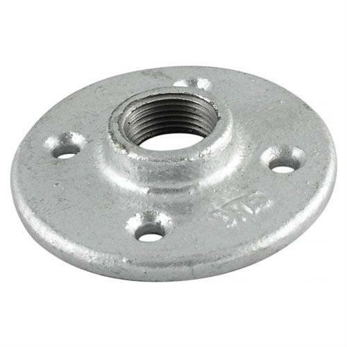 dn15 BS standard galvanized pipe fitting flange with 4 bolt holes