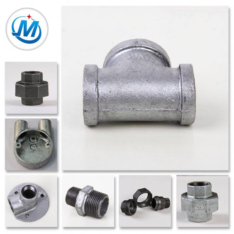 2017 China New Design Concentric Reducers -
 ansi din bs npt standard galvanized malleable cast iron pipe fittings – Jinmai Casting