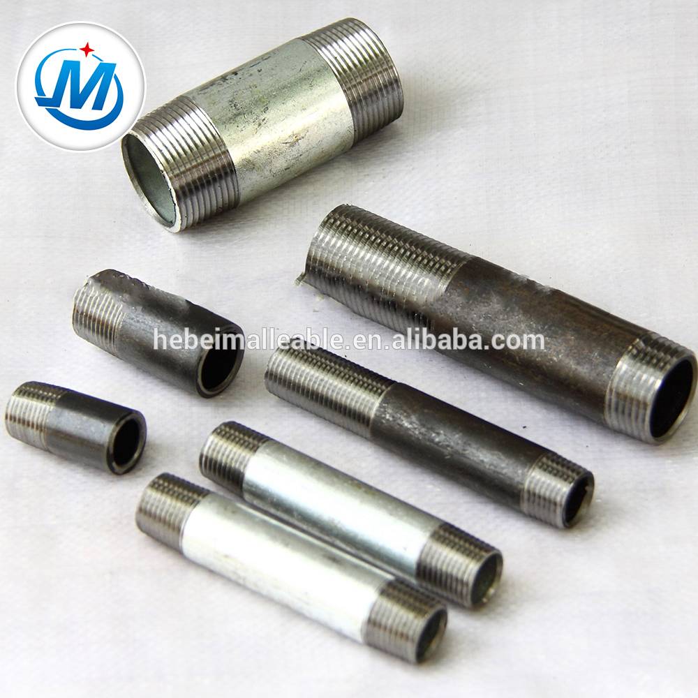 Hot Selling for Brass Fittings For Gas Supply -
 high quality carbon steel pipe fittings long screwed nipple – Jinmai Casting