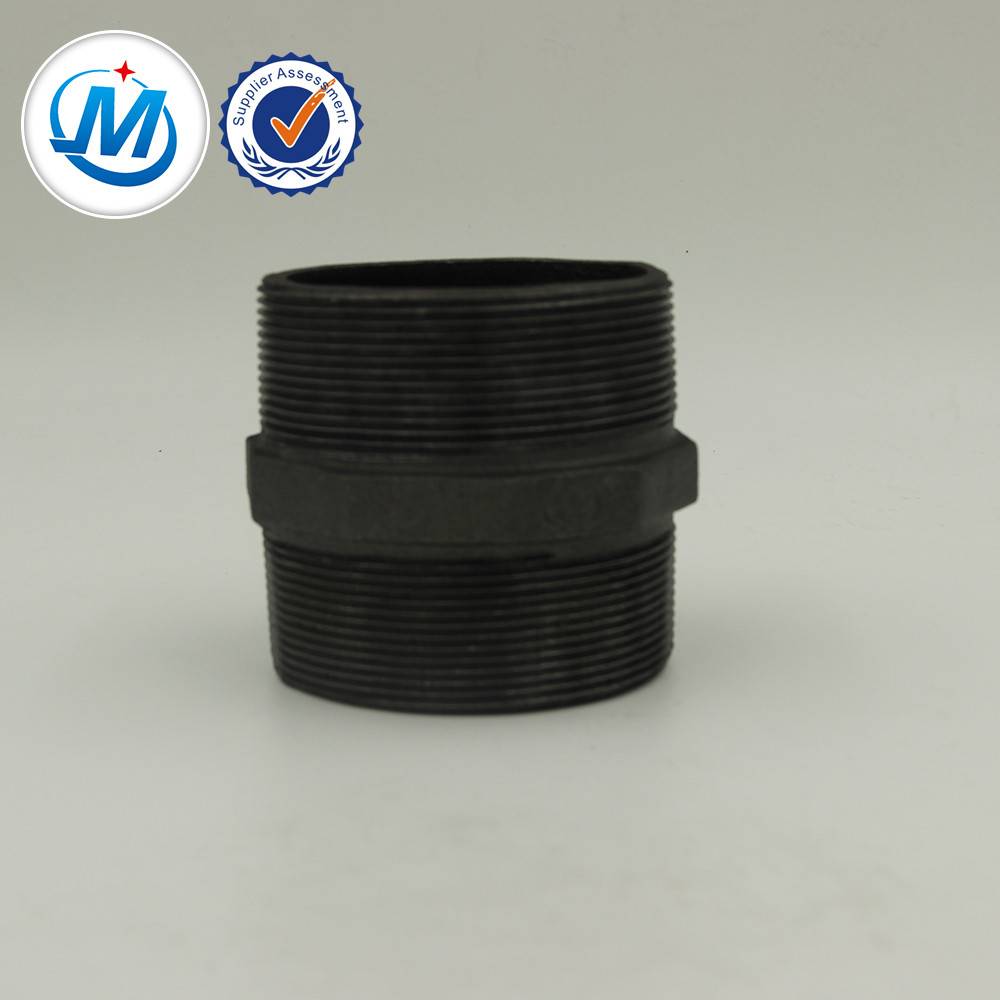 No.280 Hexagon Nipples Malleable Iron Casting Pipe Fittings