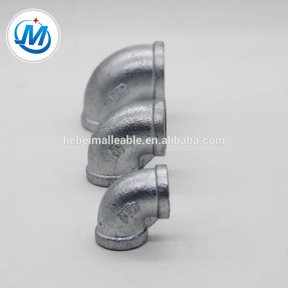 Newly Arrival Iron Pipe Connectors -
 Electric galvanized Malleable Iron Pipe Fitting Elbow – Jinmai Casting