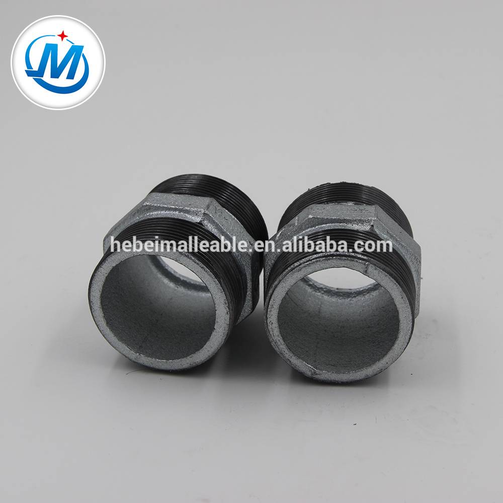 2017 Latest Design Floor Flange Pipe Fitting -
 QIAO brand BS standard new product pipe fitting Hexagon Nippe – Jinmai Casting