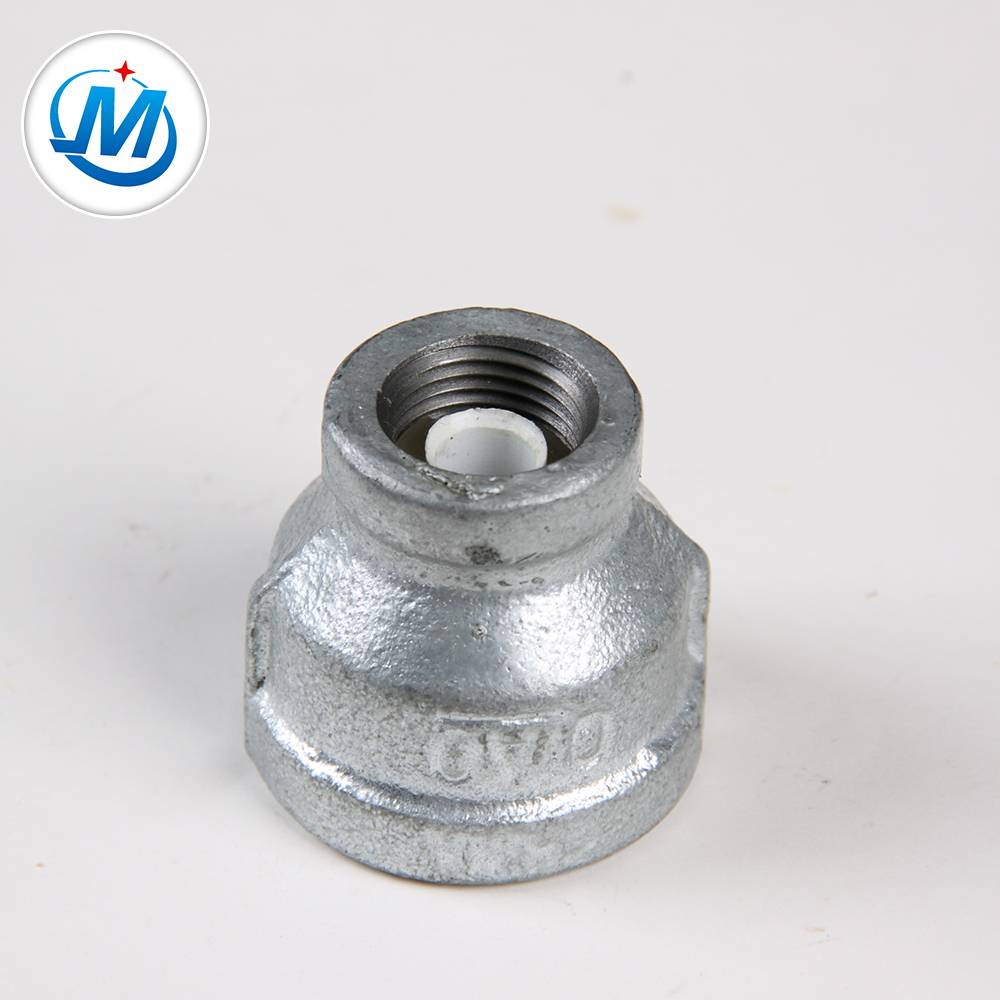 Gi Pipe Fittings Malleable Iron Concentric Reducing Socket With Lining Plastic