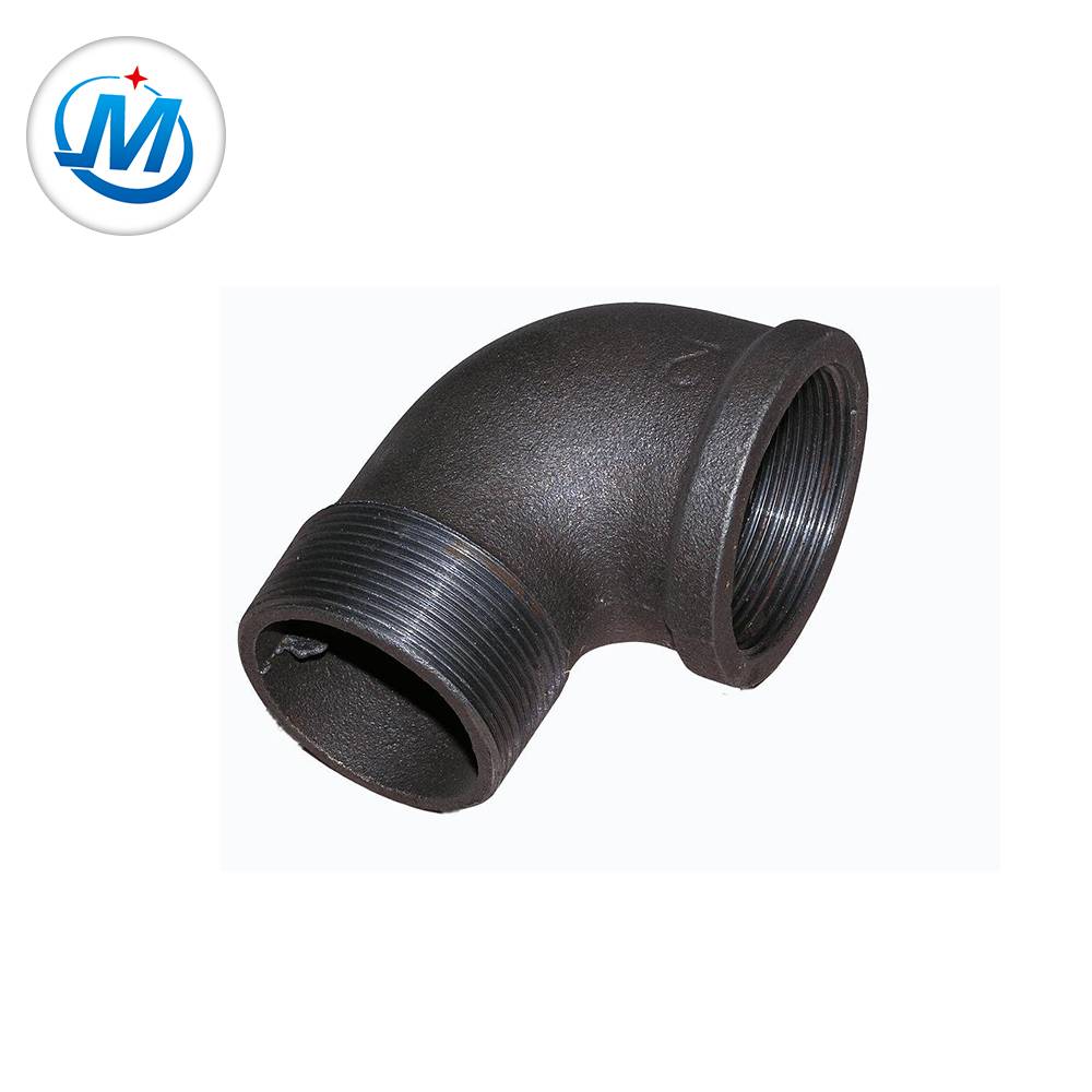 din standard malleable iron pipe fitting casting street elbow 90degree