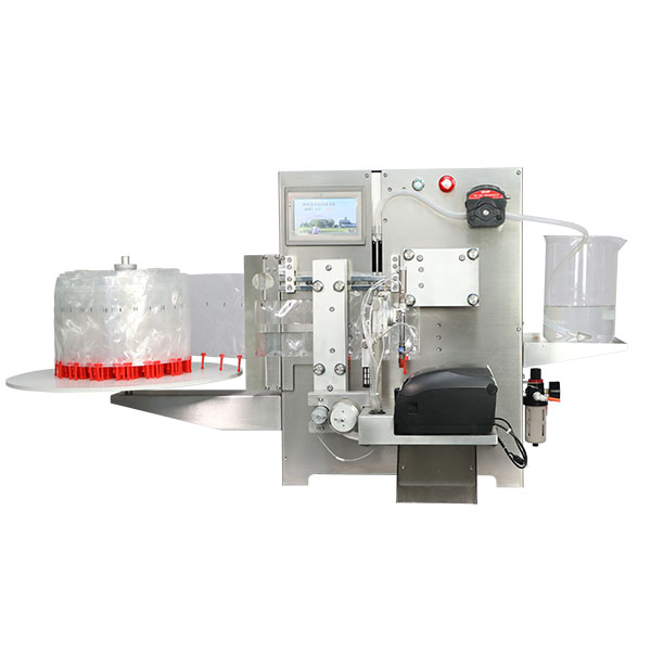Super-100 full-automatic semen filling and sealing machine with labeling