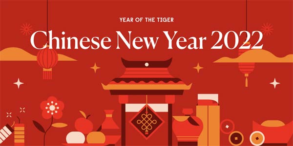 L'avviso di festa del capodanno cinese 2022