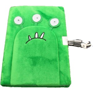 Plush Notebook with lock