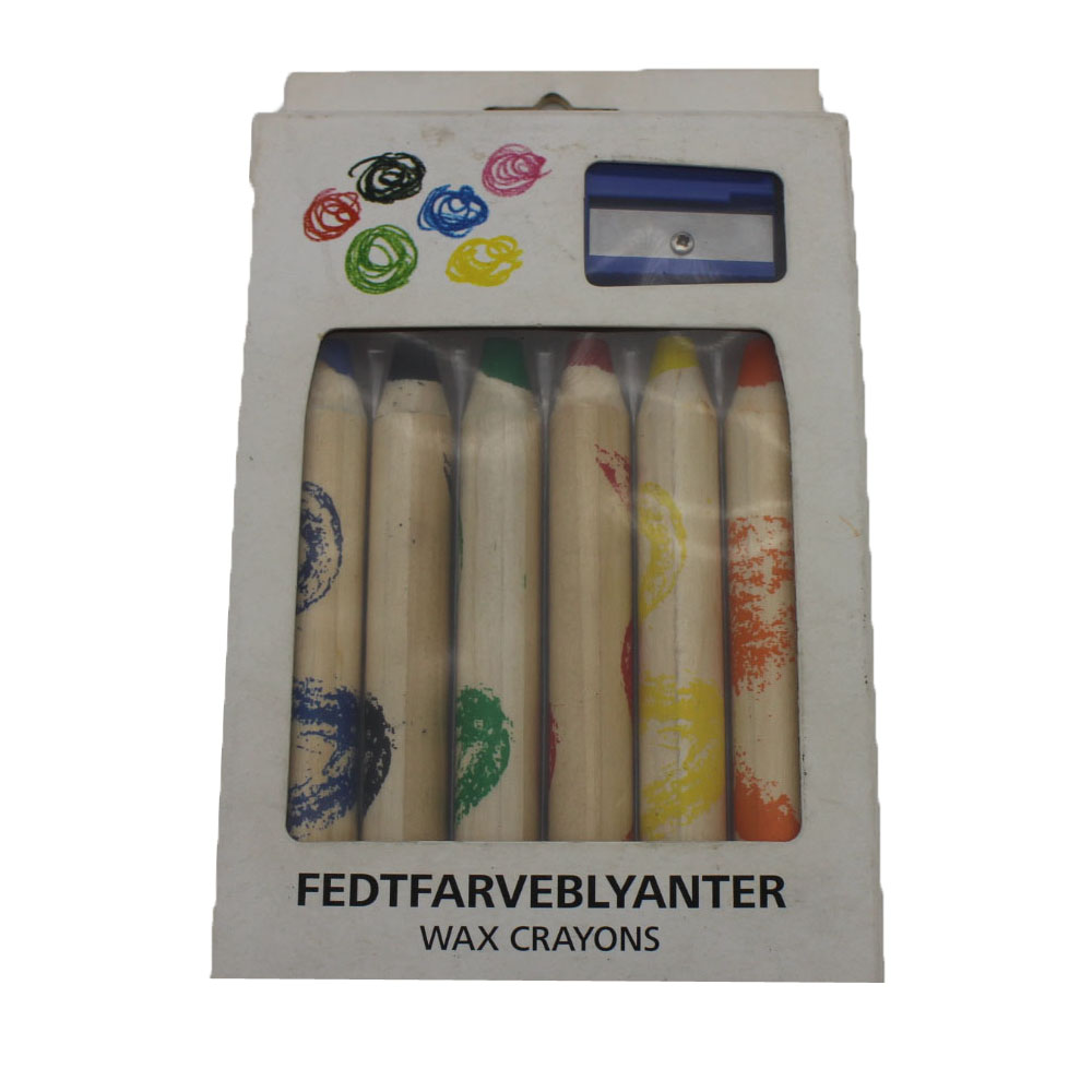 Factory supplied Gift Packaging Box - printed top quality giant pencil with 10 mm wax crayon pencil lead – Ricky Stationery