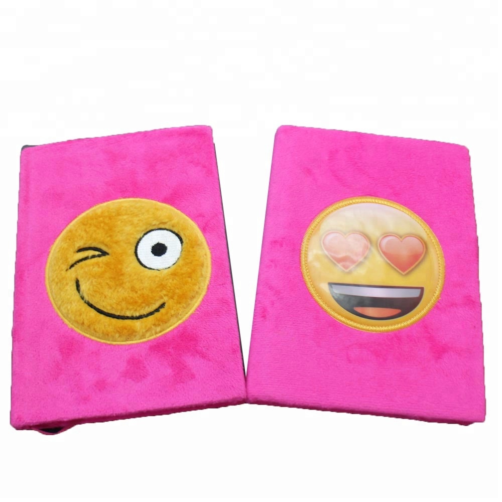 Wholesale Shaped Wire Notebook - Stationery emoji plush Notebook Journal for children Great Party Favors – Ricky Stationery