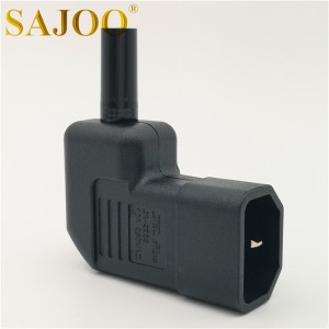 Free sample for Smart House Plug - Re-wirable AC Plugs C13 C14 90 degree Horizontal Connector assembly plug adapter JA-2233-2 – Sajoo