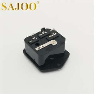 Good quality High Quality Electrical Usb Socket - POLYSNAP INTLET 10A 250V Snap-in AC POWER SOCKET WITH FUSE HOLDER convert voltage JR-101-1F – Sajoo