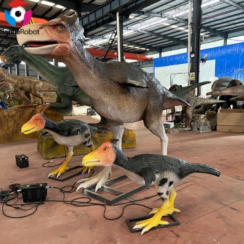 Customized Kinds of Dinosaurs Group In Mall Commercial Center Dino Theme Decoration Dinosaur Planet Animatronic for sale
