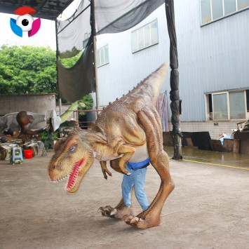 Customizable Walking Roar Visible Legs Vivid Animatronic Dinosaur Costume for sale