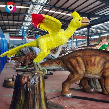 Customized Animal Park Decoration Simulated Artificial Bird Animatronic Bird for sale