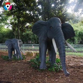 Manufacturer Customized Elephant Lifesize Animatronic Artificial Animal Model