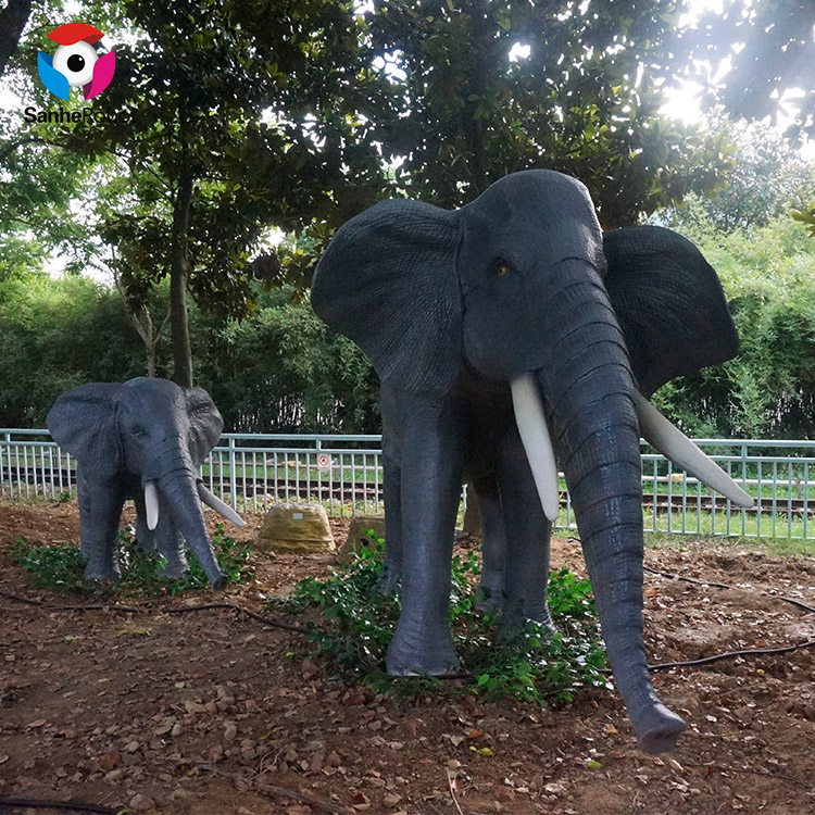 Manufacturer Customized Elephant Lifesize Animatronic Artificial Animal Model Featured Image