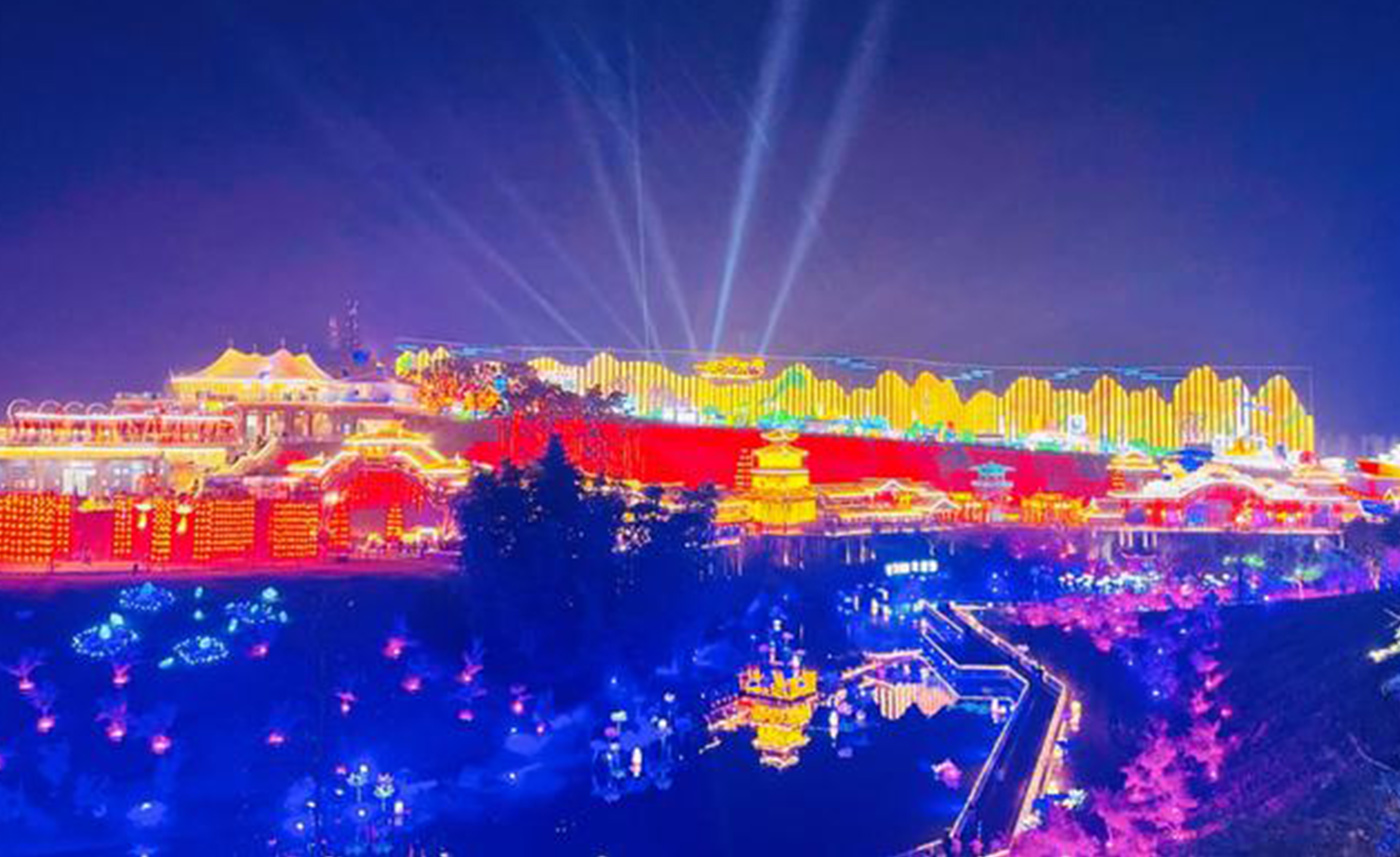 Zigong Chinese Lantern World for the sixth time on the top ten national hot scenic spots!