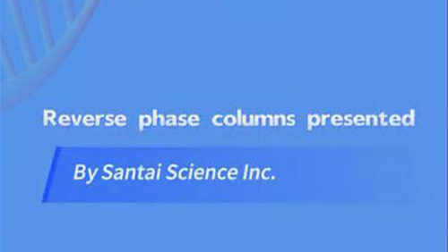 Reverse phase columns presented by Santai Science Inc