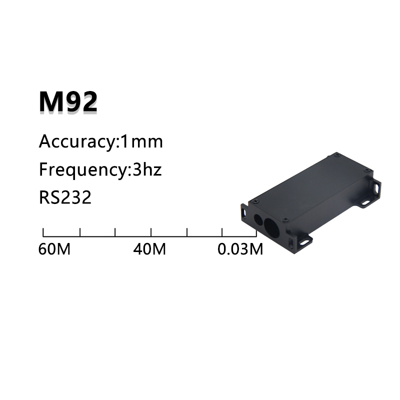 Průmyslový laserový snímač vzdálenosti RS232 výstup