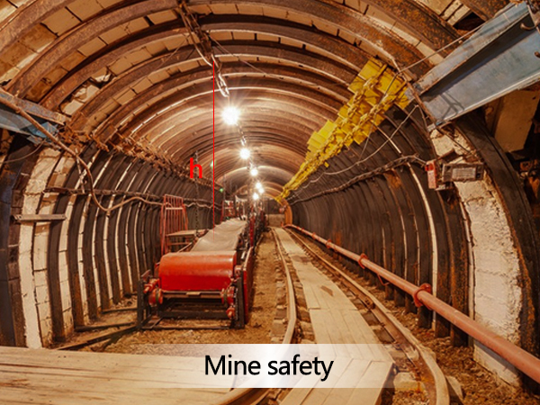 Mine safety ranging module