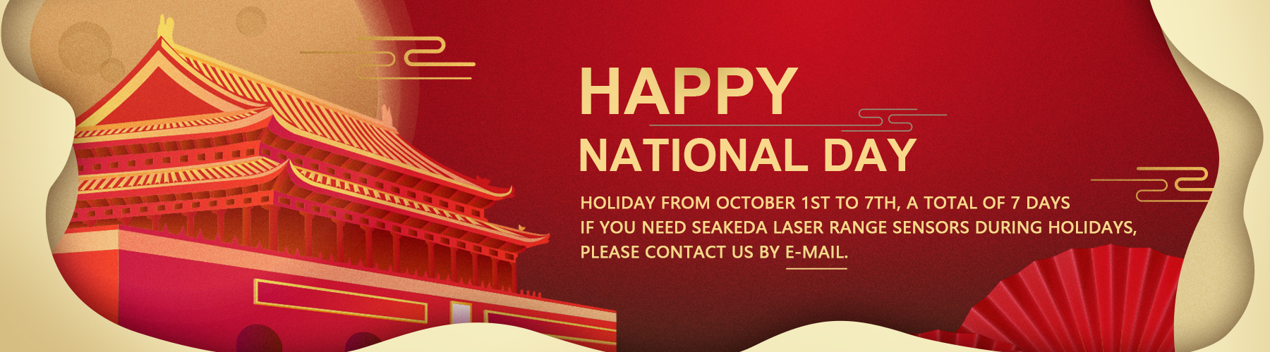 2022 SEAKEDA China National Day Holiday Notice