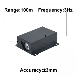 I-Factory 1mm Laser Range Finder Inzwa Yokulinganisa Ibanga 10m Inzwa ye-Lidar
