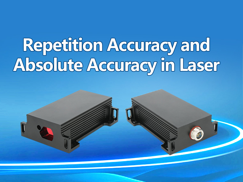 Repetibilidade e precisión absoluta no sensor de distancia láser