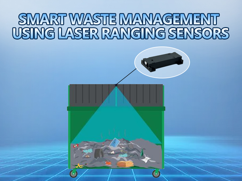 Smart avfallshåndtering ved hjelp av laseravstandssensorer