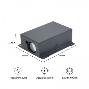 20Hz High Speed ​​Laser Rangefinder Sensor Millimeter Accuracy